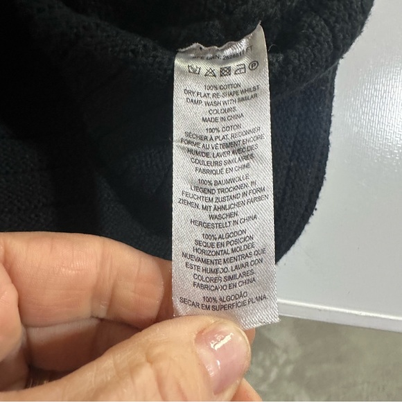 French Connection Mozart Ribbed High Neck Sweater in Black Size M - NWOT - Picture 6 of 6